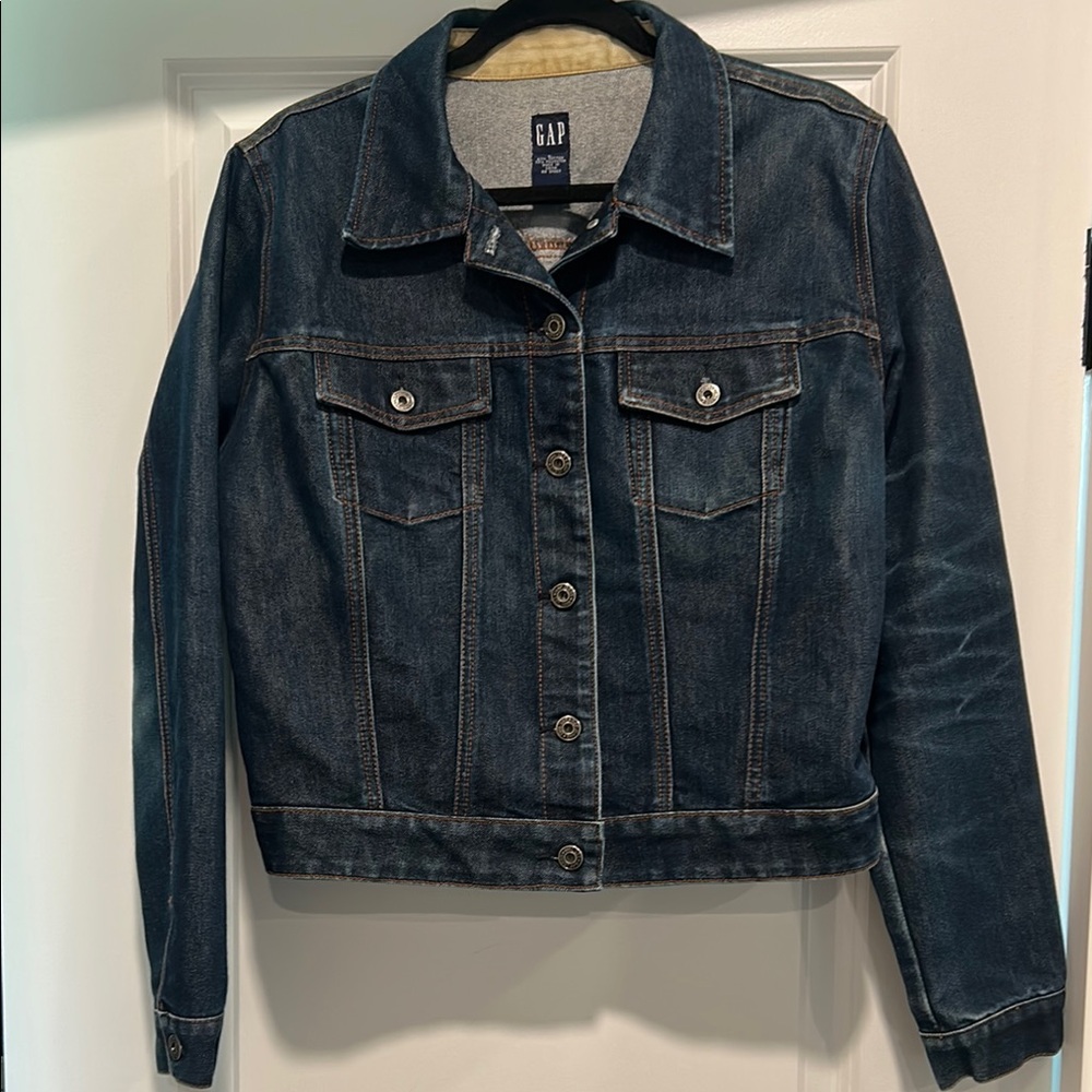 GAP Women's Dark Blue Denim Jacket